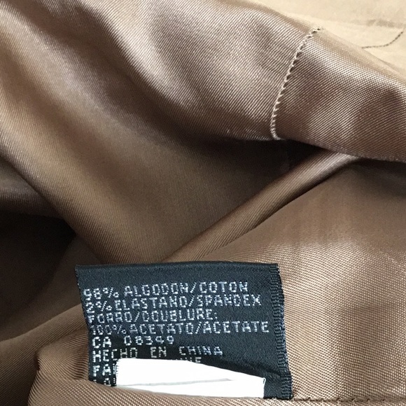 Albert Nipon Tan Short sleeve dress $60 Size 8 - Picture 7 of 8